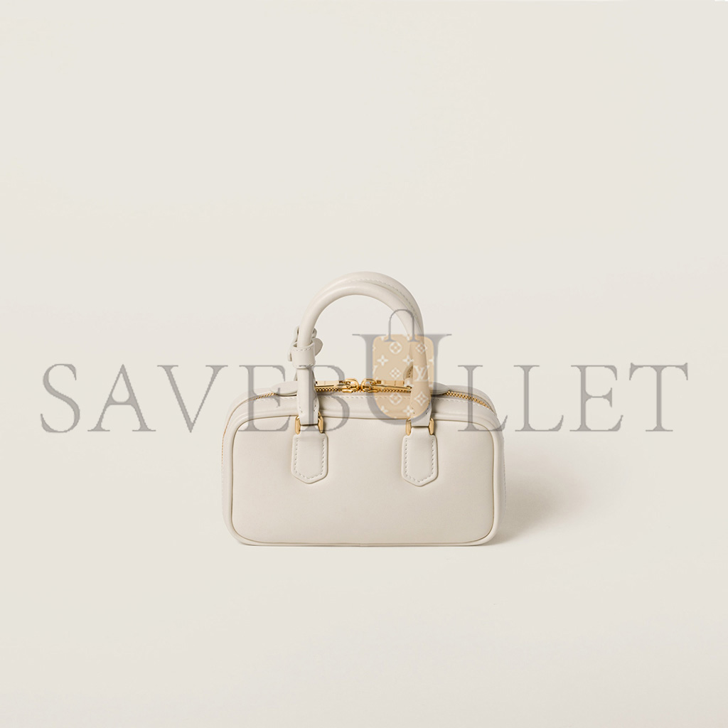 MIU MIU ARCADIE LEATHER MINI-BAG 5BP088 (19*10*5cm)
